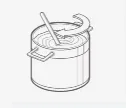 BLANDNING AV FRYSTA PRODUKTER — illustration av UNI-MASZ tillämpningskategori